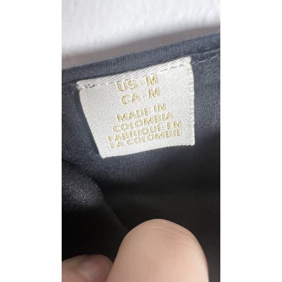 Anthropologie Especia Wallis Black Embroidered Boho Event Maxi Stretch Dress M - Picture 13 of 16